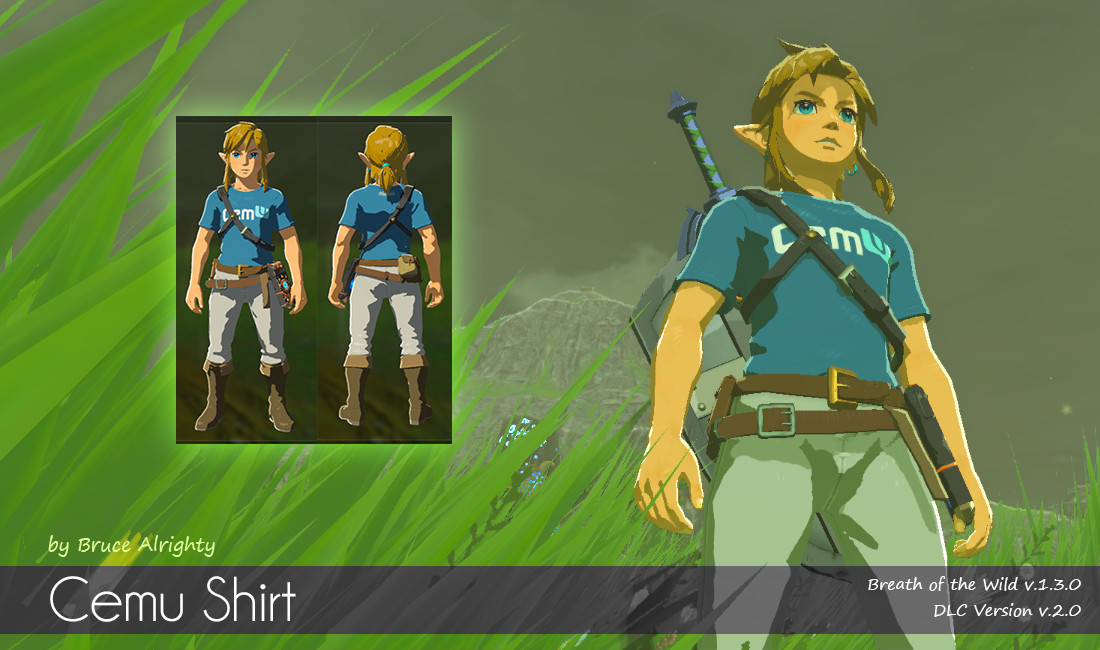 CEMU Shirt v2.0 [The Legend of Zelda: Breath of the Wild (WiiU)] [Mods]