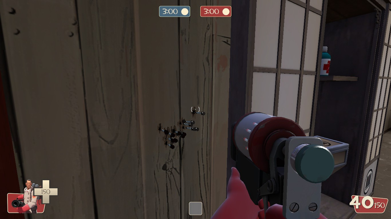 Black Needles For Syringe Gun Fix (I Think) [Team Fortress 2] [Mods]