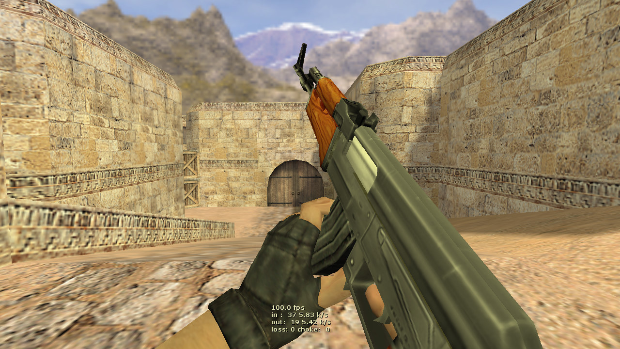 Default Ak47 With Css Arm [counter-strike 1.6] [mods]