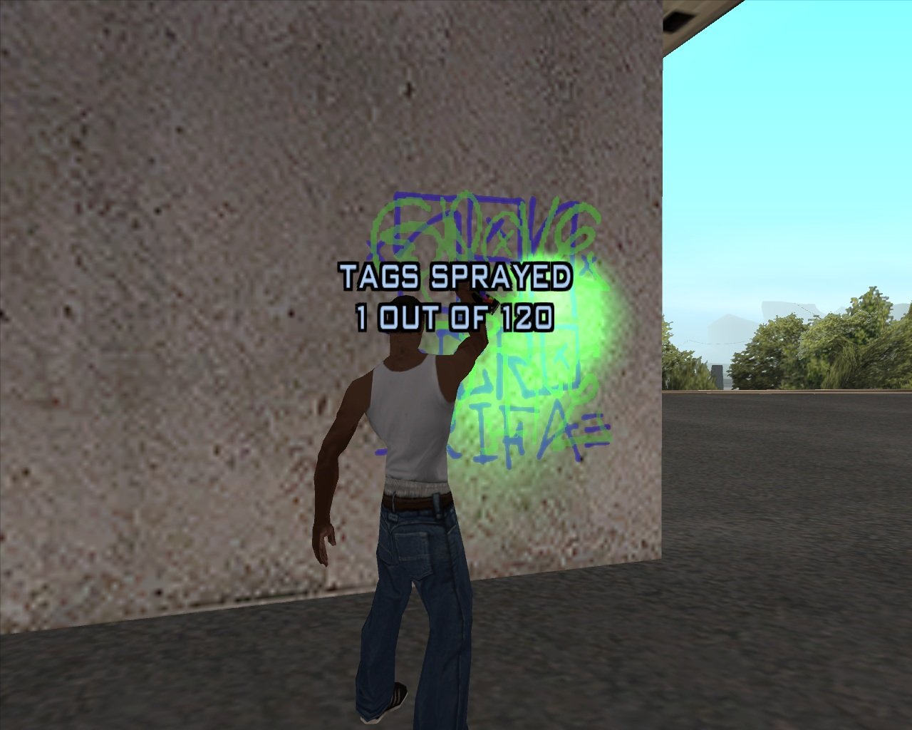 GTA San Andreas San Fierro Rifa Tags Restored For Mobile Mod