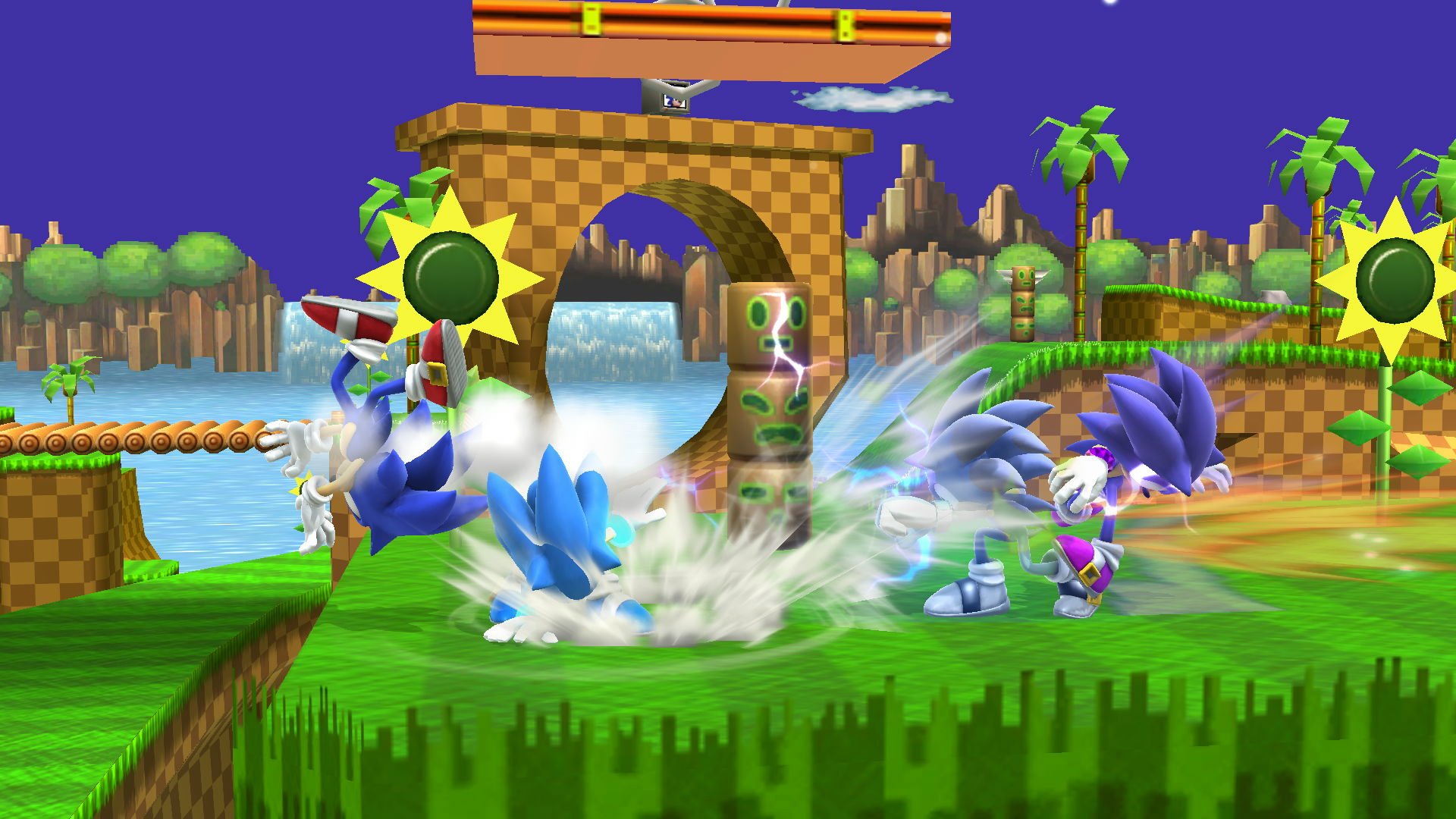 Project+ on X: For our final Art Tuesday for this release, we've got a  complete revamp of a Project M classic - Green Hill Zone, based on its  appearance in Sonic Generations!