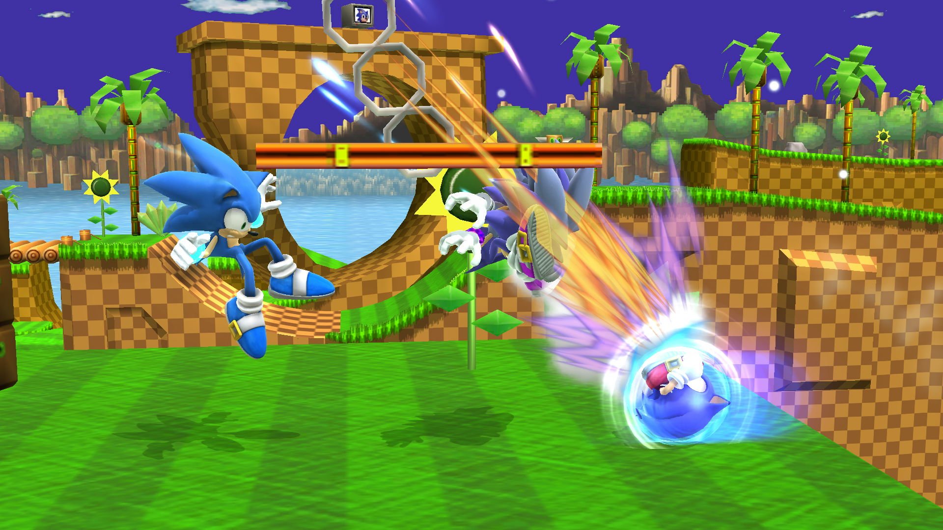 Project+ on X: For our final Art Tuesday for this release, we've got a  complete revamp of a Project M classic - Green Hill Zone, based on its  appearance in Sonic Generations!