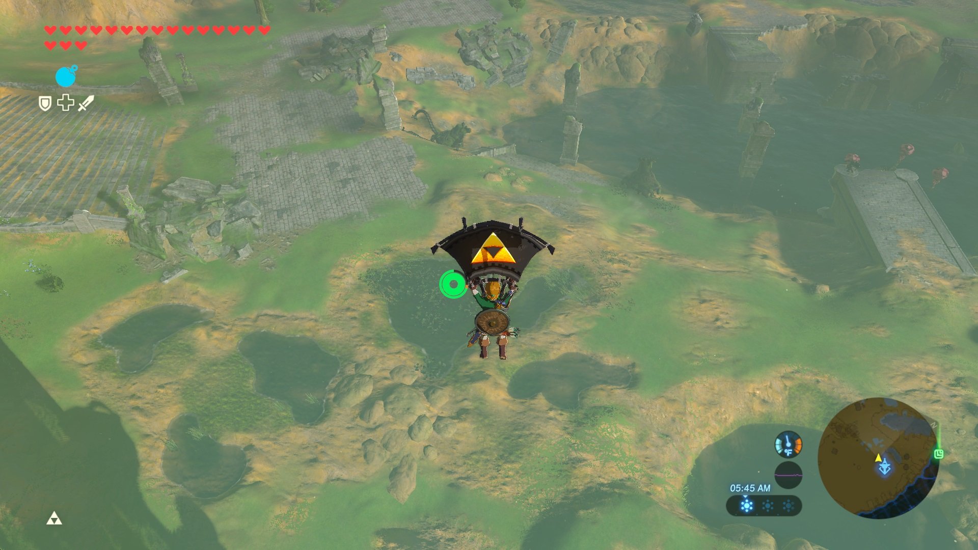 Black Glider With Triforce [The Legend of Zelda: Breath of the Wild ...