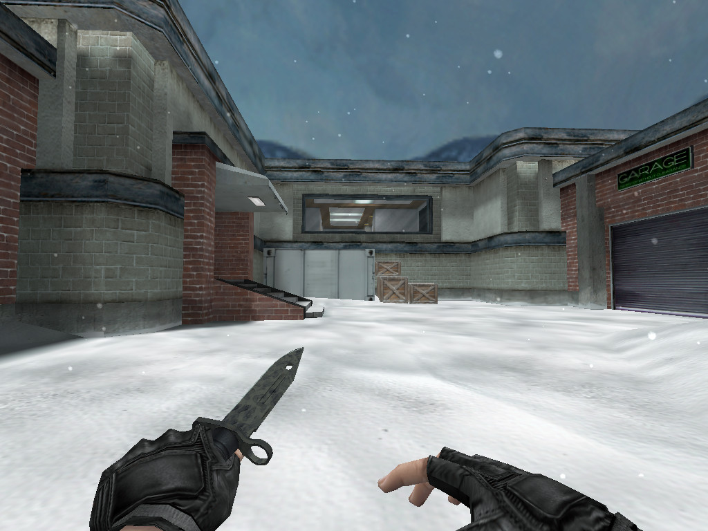 CONDITION ZERO KNIFE WITH ARCTIC HANDS skin for CS 1.6 • CS-bg