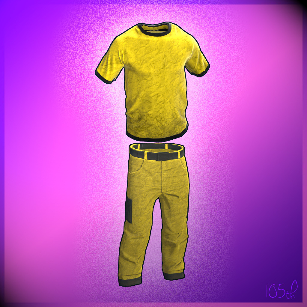yellow grey costume Mod for Rust | Rust Mods