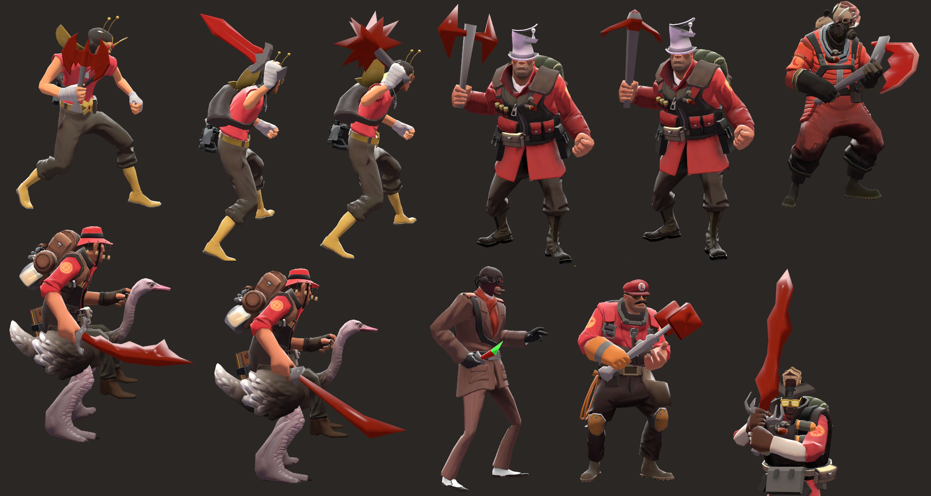 Dragon Weapons from Old School RuneScape