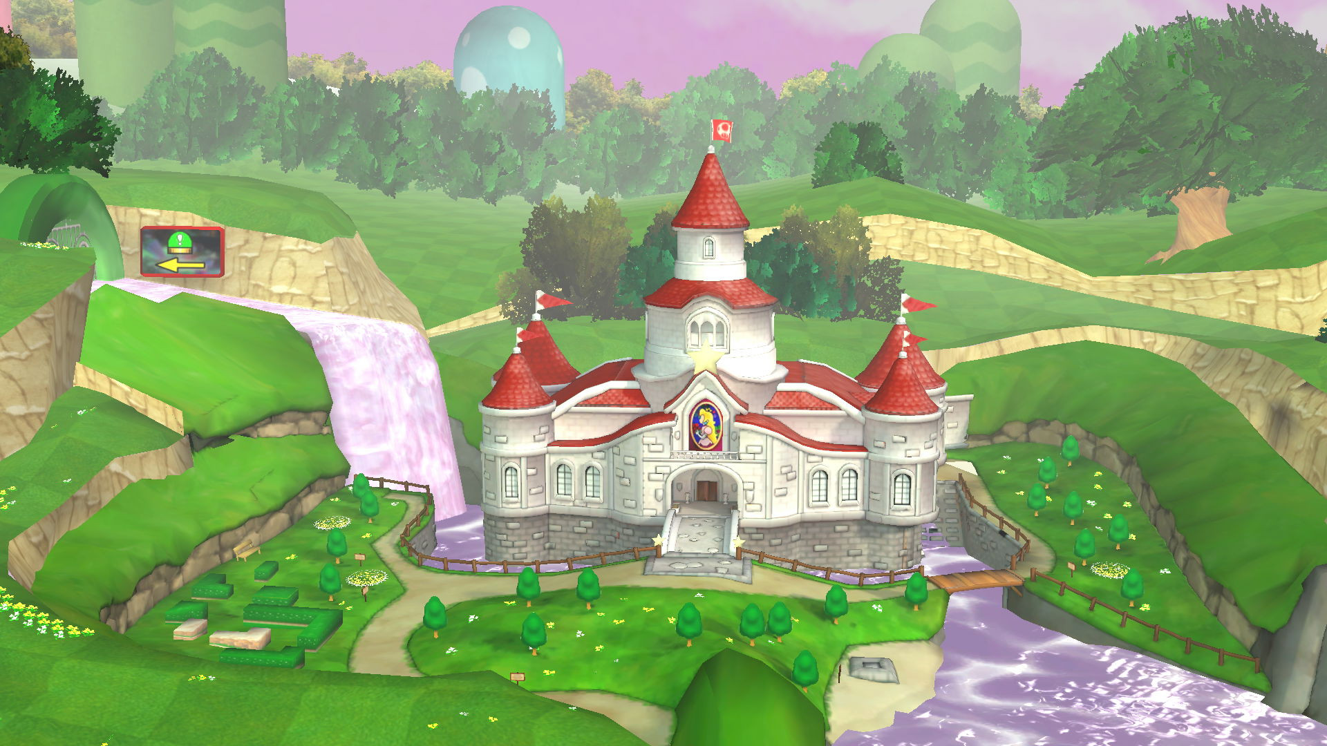 Peach's Castle 64 HD [Super Smash Bros. (Wii U)] [Mods]