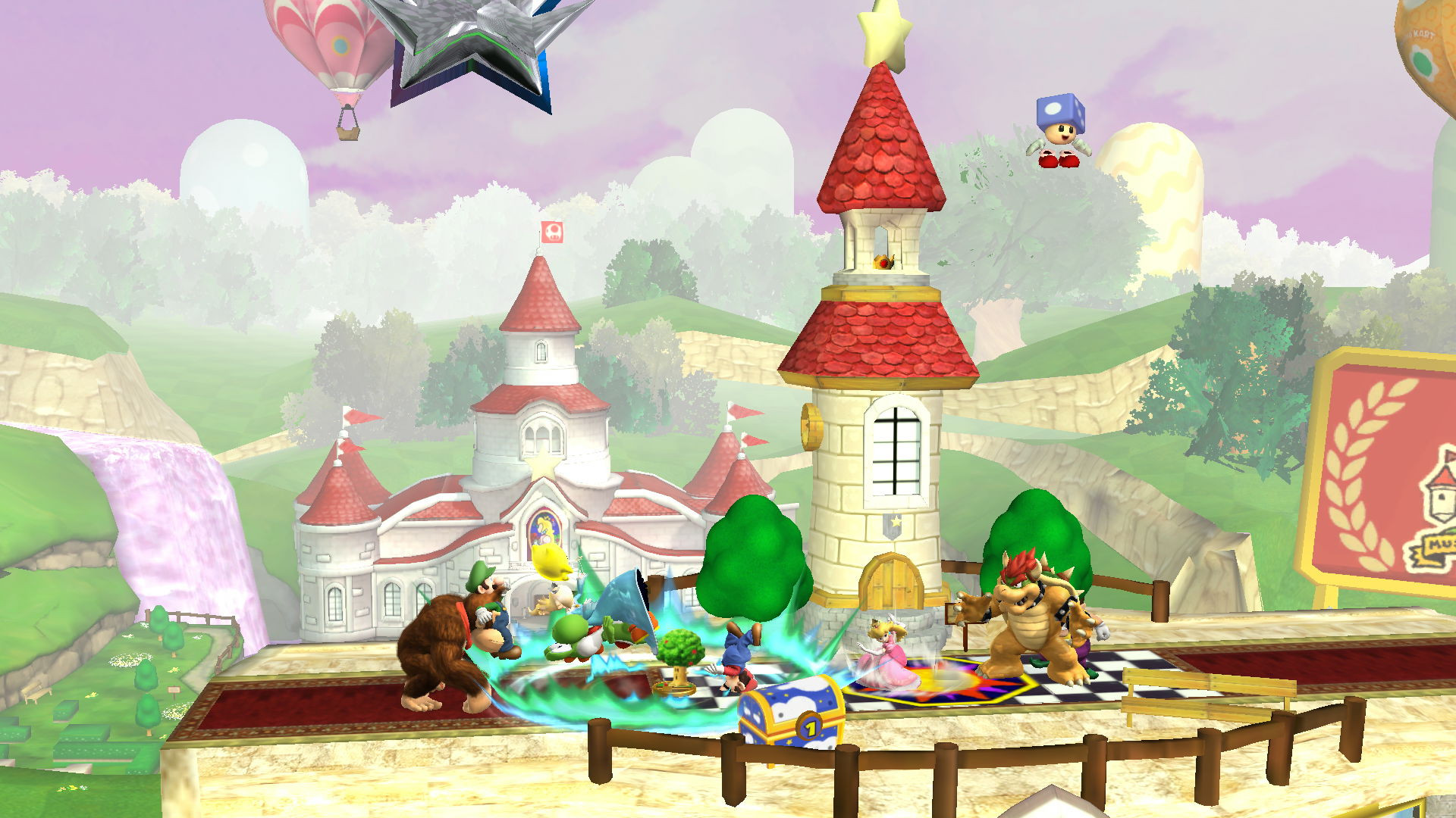 Peach's Castle 64 HD [Super Smash Bros. (Wii U)] [Mods]