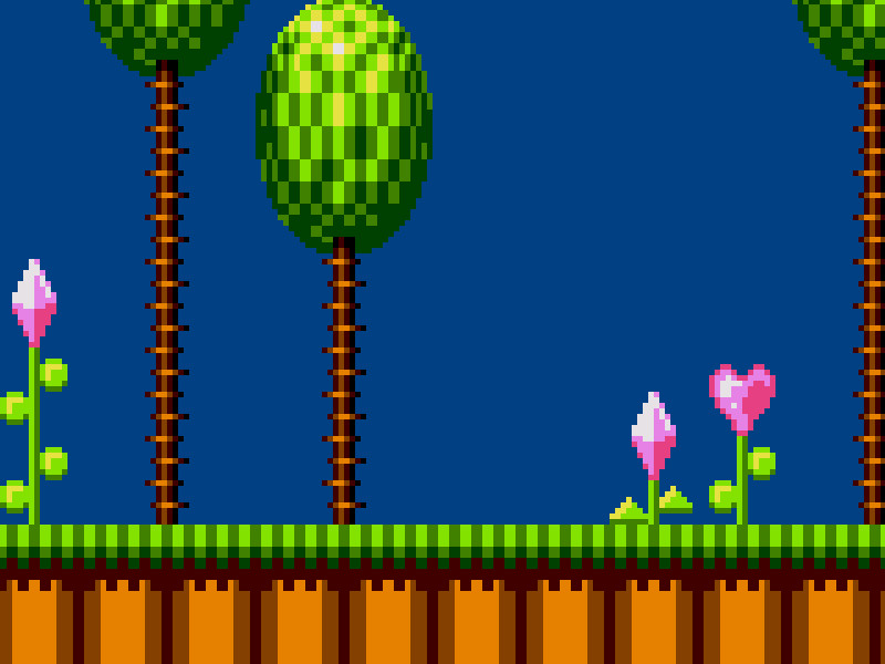 Green Hills Sonic 2 8 Bit [m U G E N] [mods]