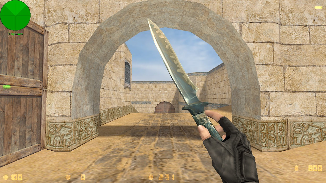 Default CS:CZ Knife on CS:GO Bayonet Anims Mod for Counter-Strike ...