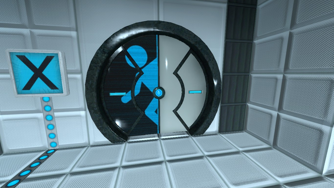 HD Door Portal 2 style [Portal] [Mods]