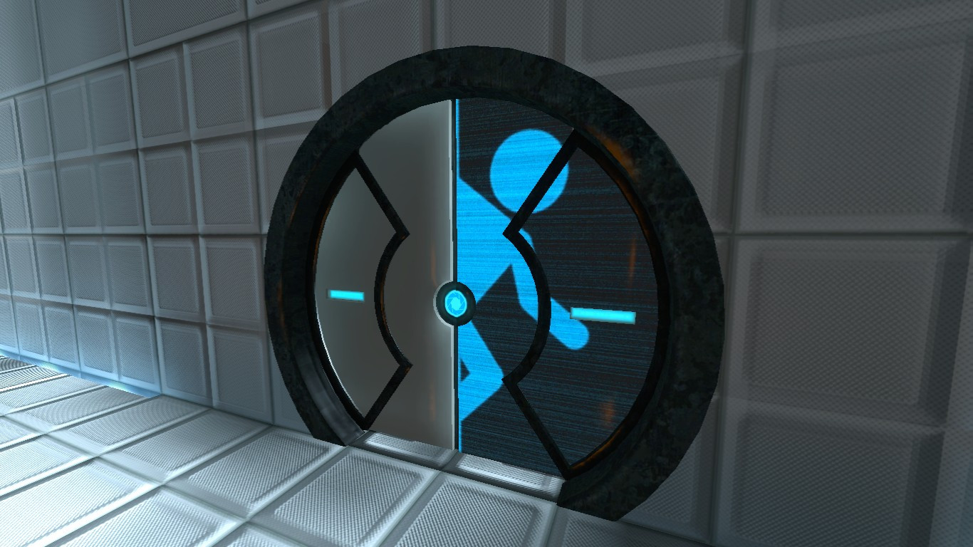 HD Door Portal 2 style [Portal] [Mods]