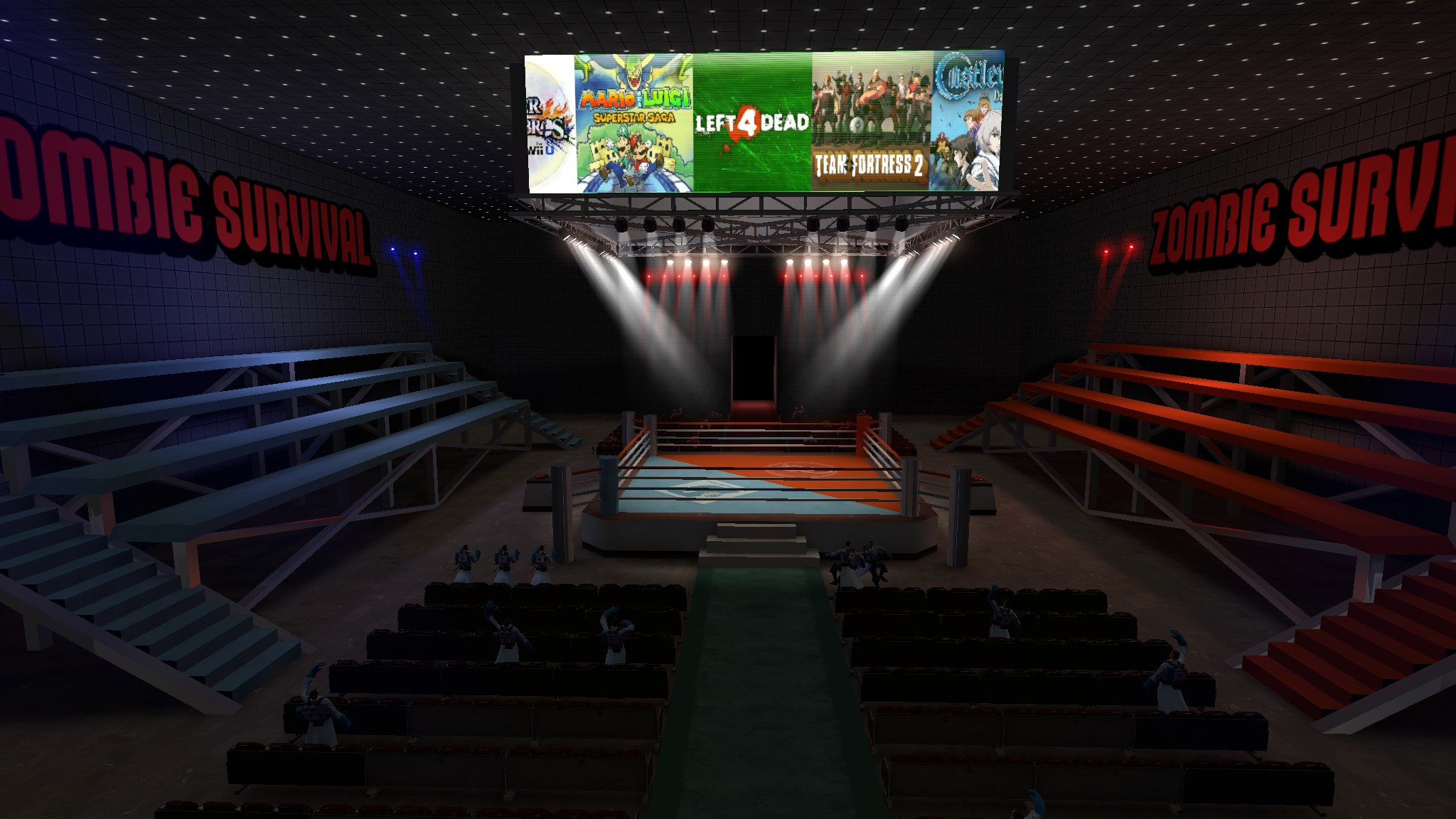 Zombie Survival Boxing Ring