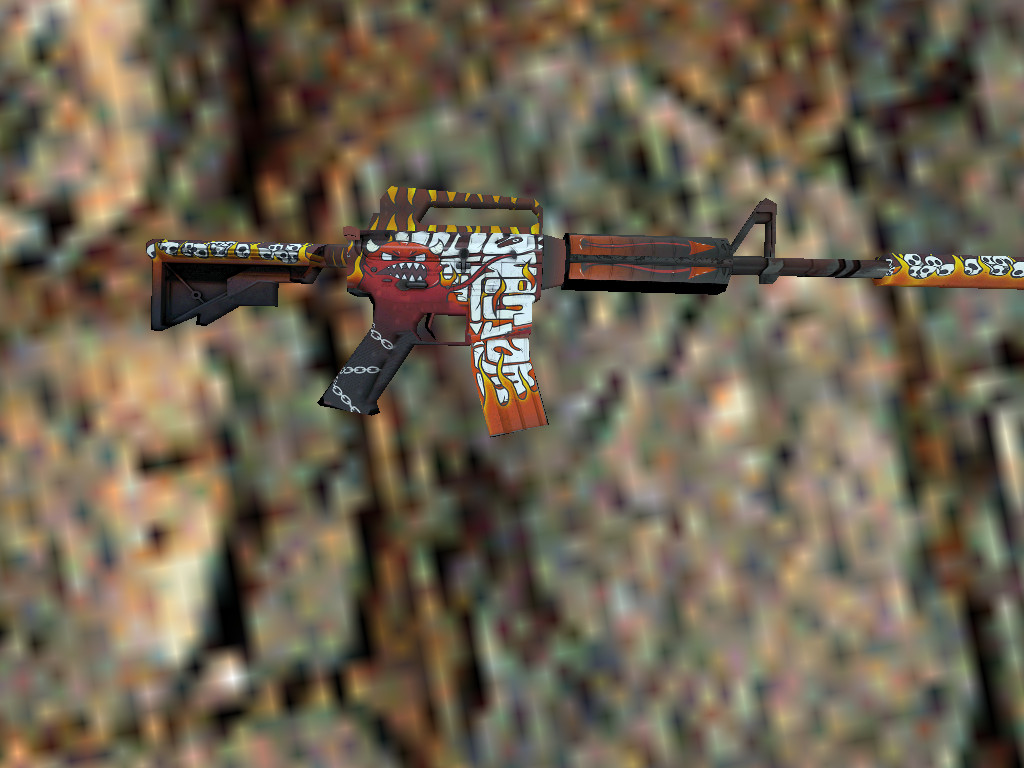 M4A4 | Hellfire Mod for Counter-Strike 1.6 | CS1.6 Mods