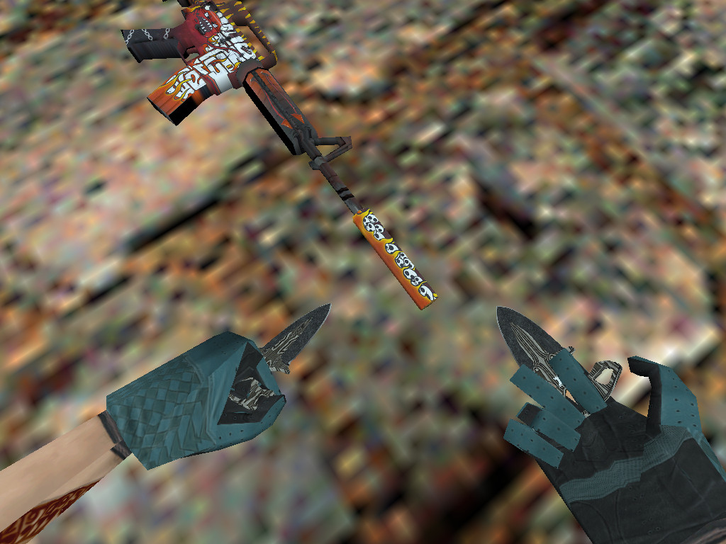 M4A4 | Hellfire Mod for Counter-Strike 1.6 | CS1.6 Mods