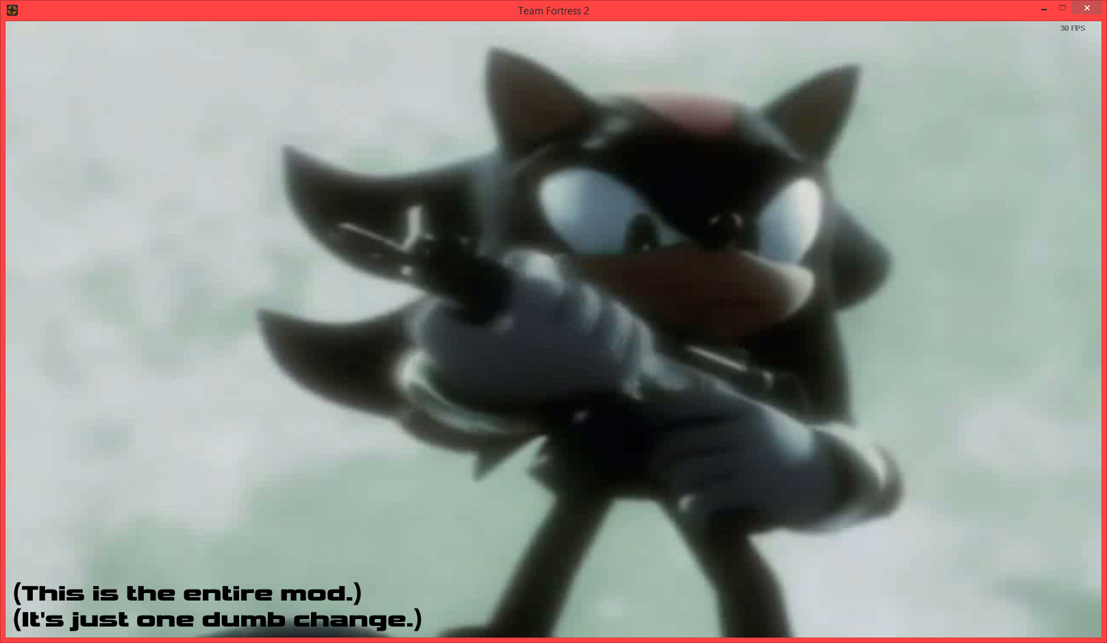 Shadow the Hedgehog intro splash screen