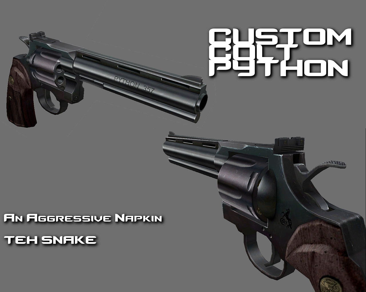 Custom Colt Python Mod for Battlefield 2 | BF2 Mods