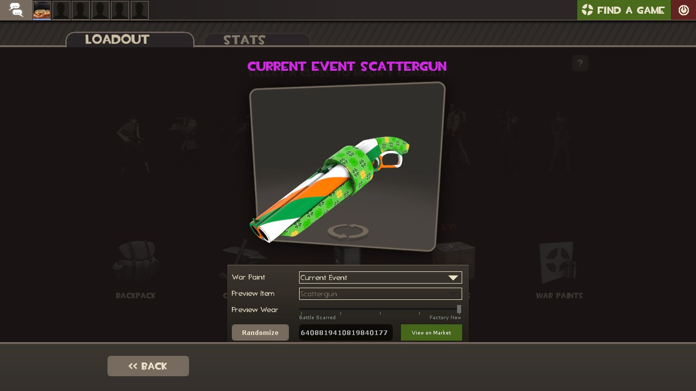 Lucky 7 War paint [Team Fortress 2] [Mods]