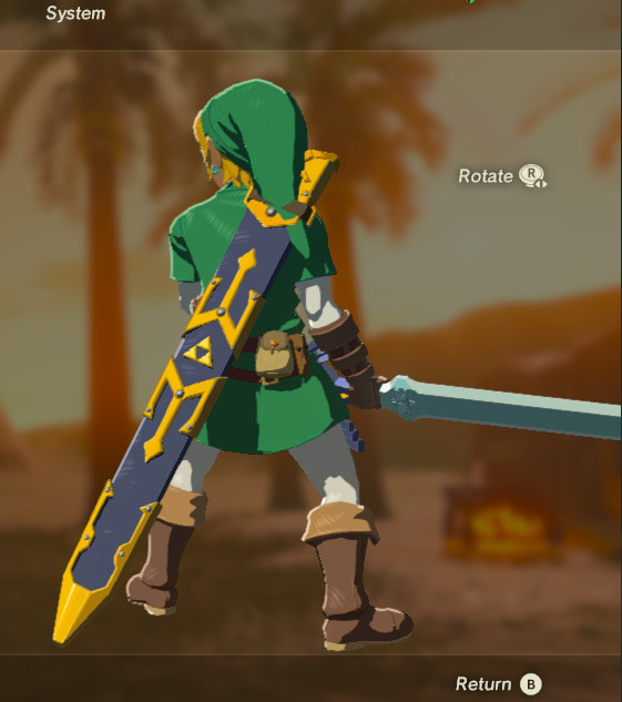 Real Two Handed Mastersword The Legend Of Zelda Breath Of The Wild Wiiu Mods - roblox legendary swords how to 2 handed weapons