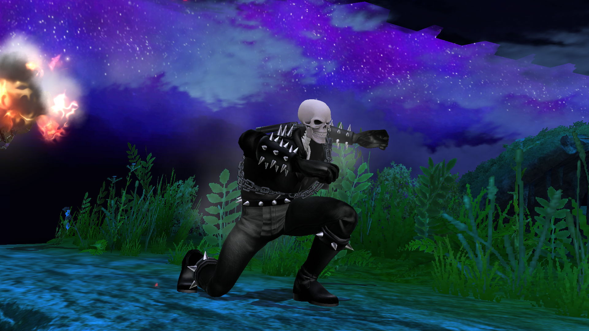 Ghost Rider Ui Ghost Rider (UMvC3 skin) Mod for Super Smash Bros. (Wii U) | SSB4U Mods
