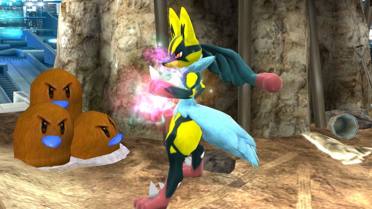 Shiny Mega Lucario [Super Smash Bros. (Wii U)] [Mods]