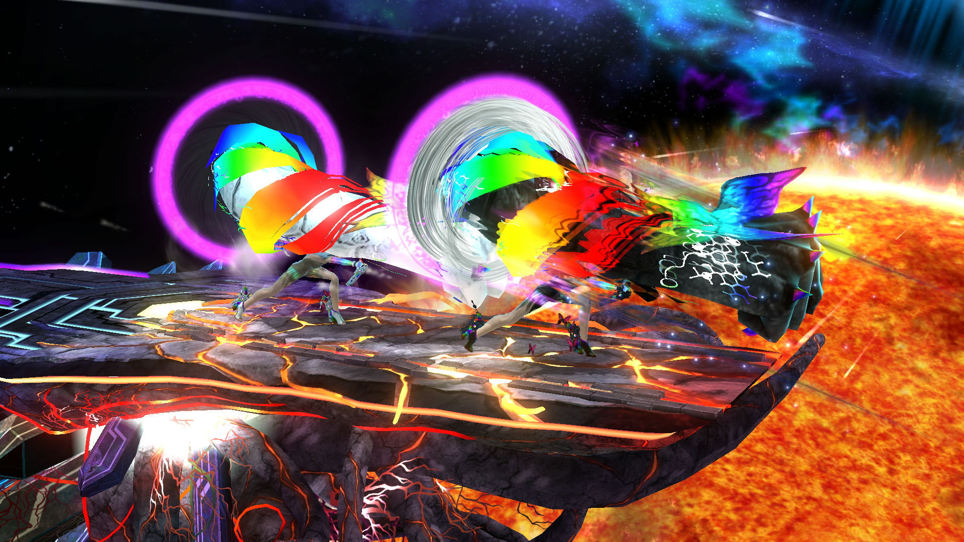 Over The Rainbow Bayonetta Super Smash Bros Wii U Mods