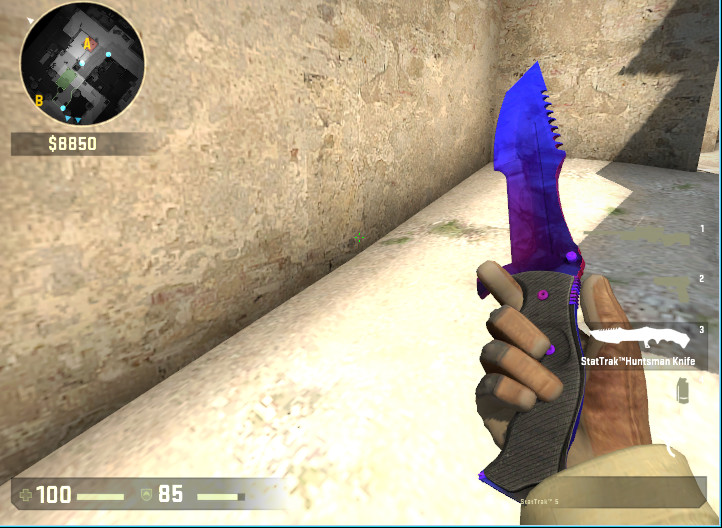 Huntsman knife cs go чертеж