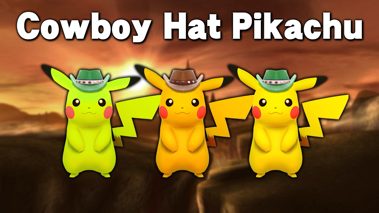 Pikachu cowboy hat Clearance