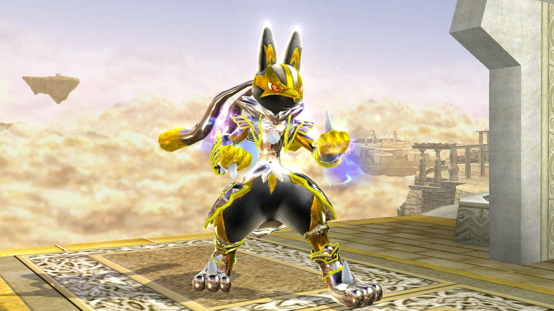 Shiny Mega Lucario [Super Smash Bros. (Wii U)] [Mods]