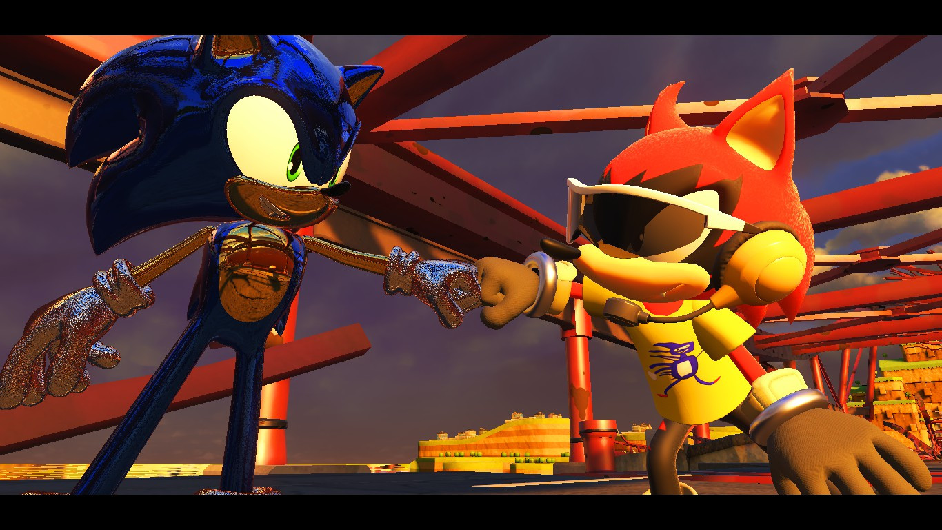 Sonic Forces (PC) Mod Part 55_ Darkspine Sonic vs Metal Sonic 