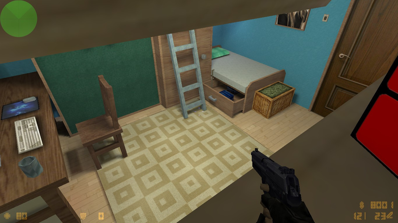 de_bedroom_rats Mod for Counter-Strike 1.6 | CS1.6 Mods