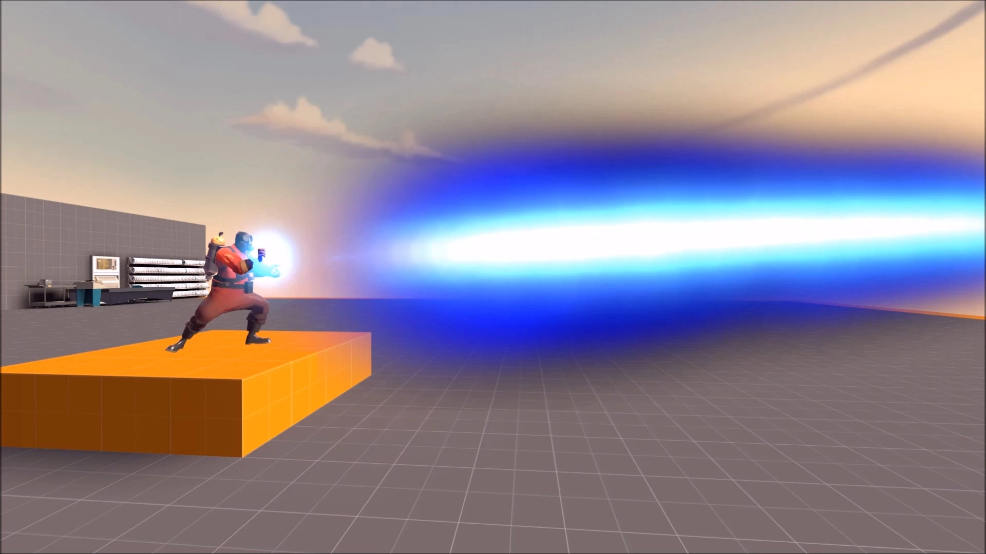 Pyro Taunt Particle Effect: Energy Beam