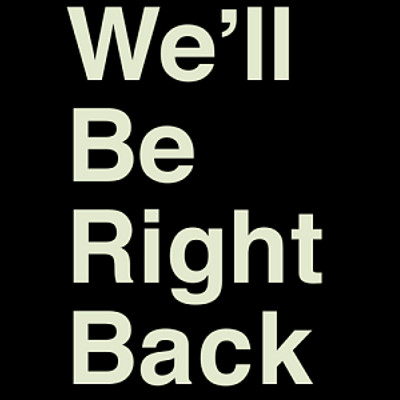 We'll Be Right Back Freezecam