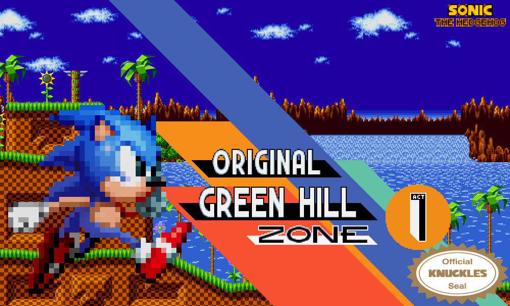 Vê Green Hill Zone Act 2 em Sonic Mania