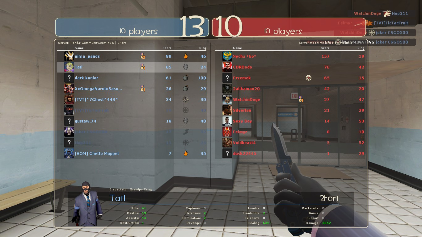 Smissmas Old Scoreboard Team Fortress 2 Mods