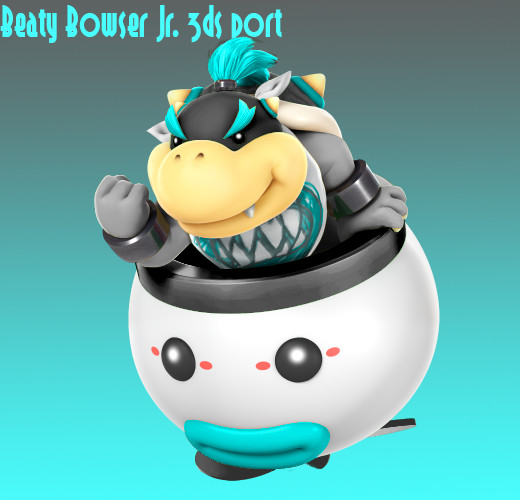 vergeetachtig Kaap Beschikbaar Bowser Jr. Beaty port(Wii U skin created by Beaty) [Super Smash Bros.  (3DS)] [Mods]