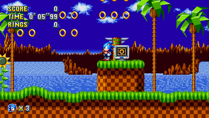 Have A Look At Sonic Mania's Version Of Green Hill Zone - SlashGear
