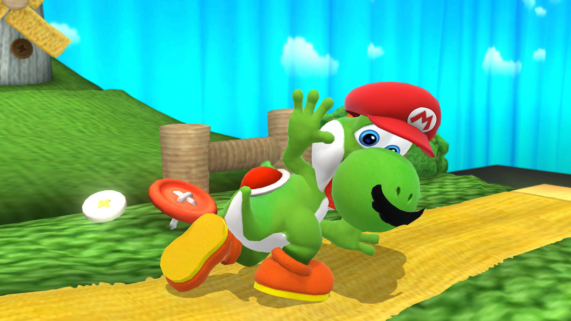 Captured Yoshi v2 [Super Smash Bros. (Wii U)] [Mods]