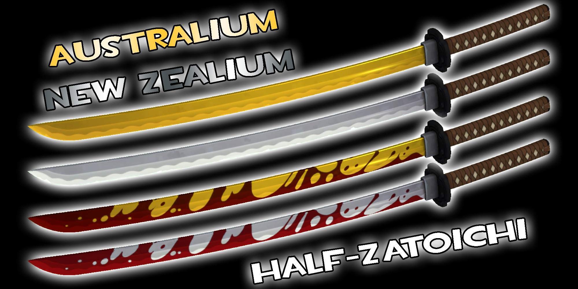 Australium/New Zealium Half-Zatoichi