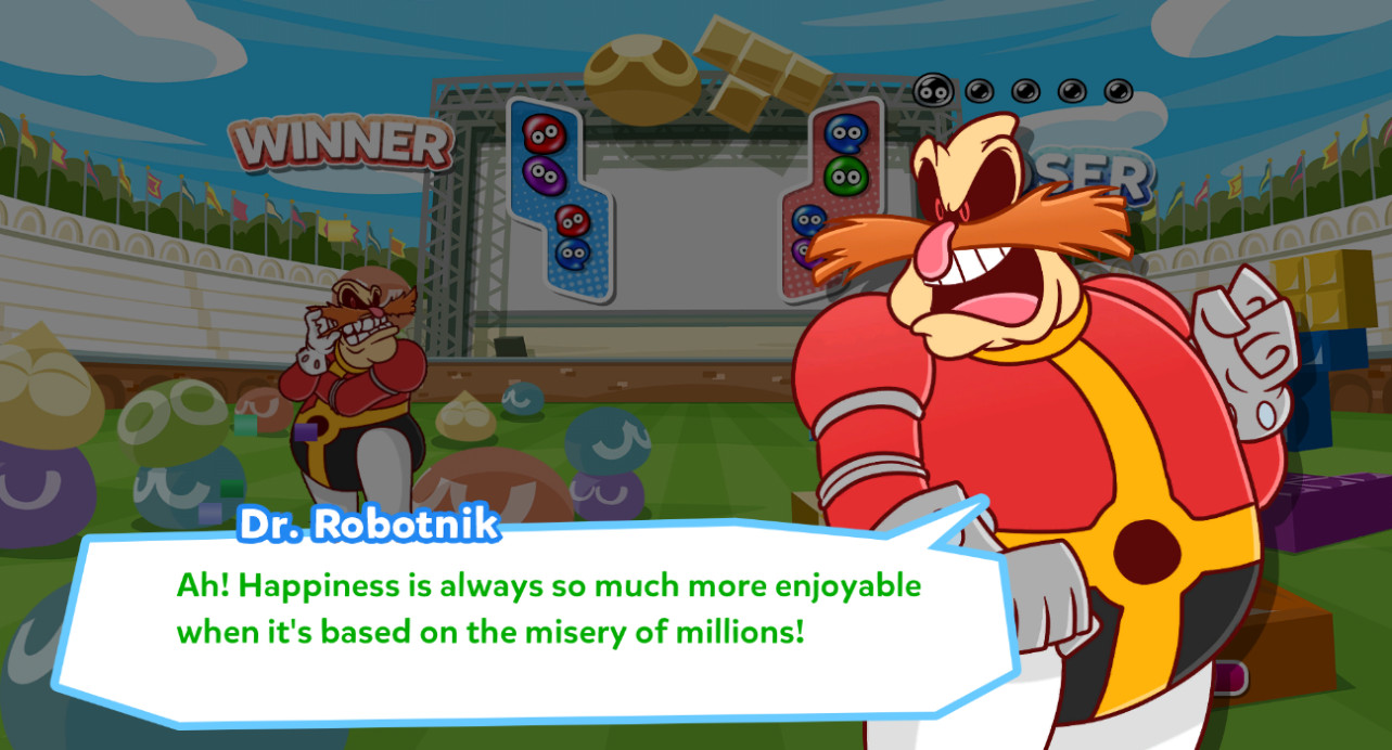 Dr Robotnik S Mean Bean Tetris Machine Puyo Puyo Tetris Mods - robotnick the pingas engine roblox