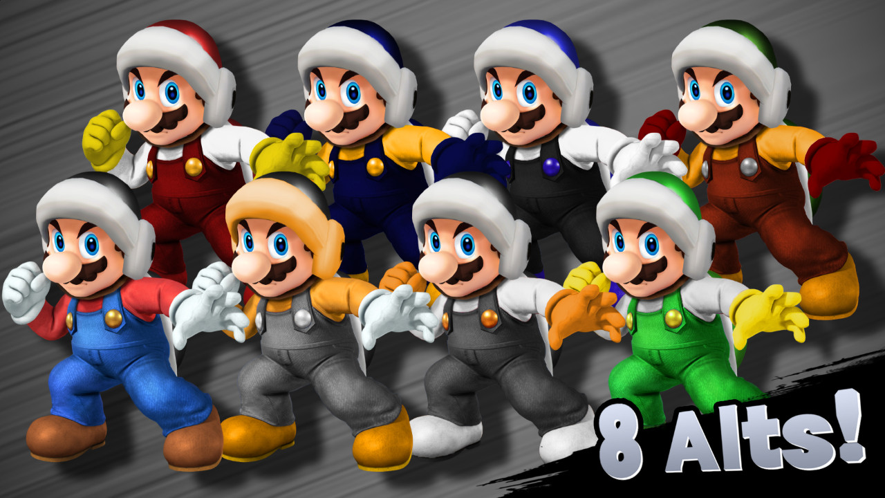 Hammer Mario Mod for Super Smash Bros. (Wii U) | SSB4U Mods