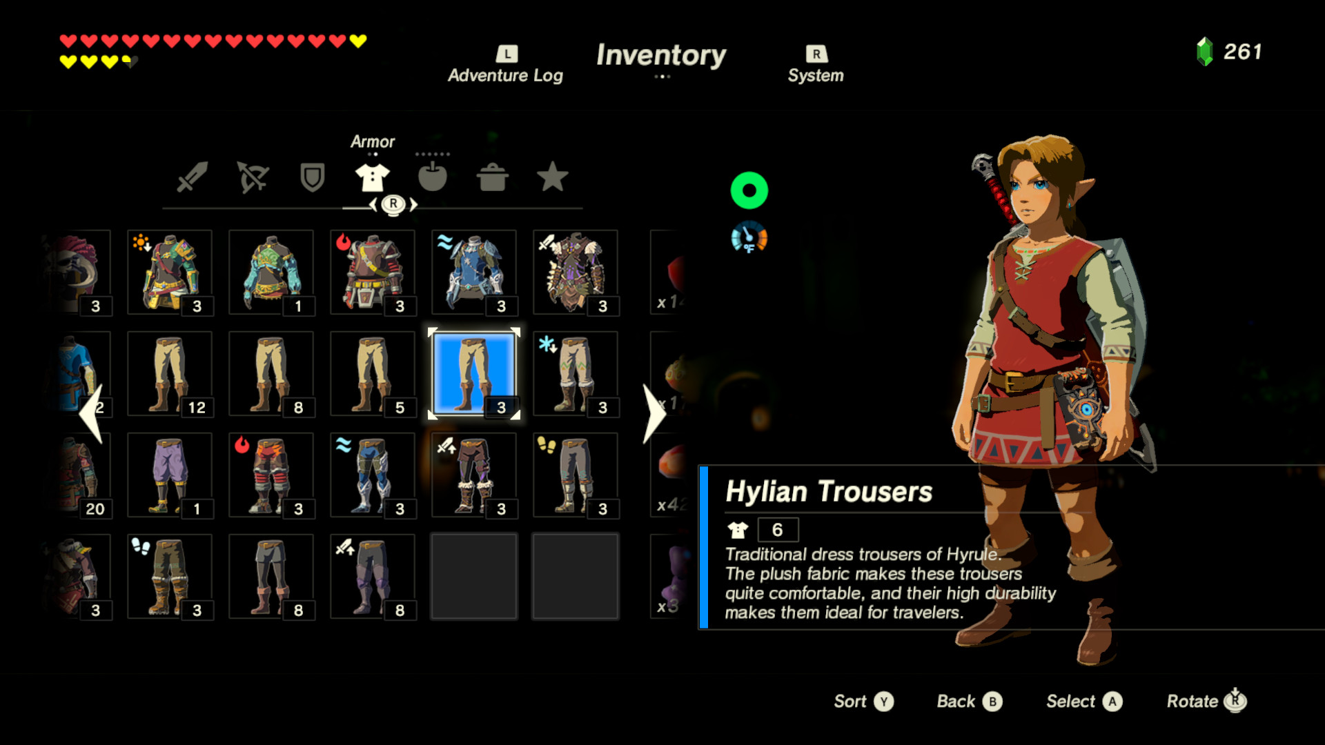 I can't decide what looks better, hylian trousers or stealth tights, what  do you think? : r/Wild_Fashion