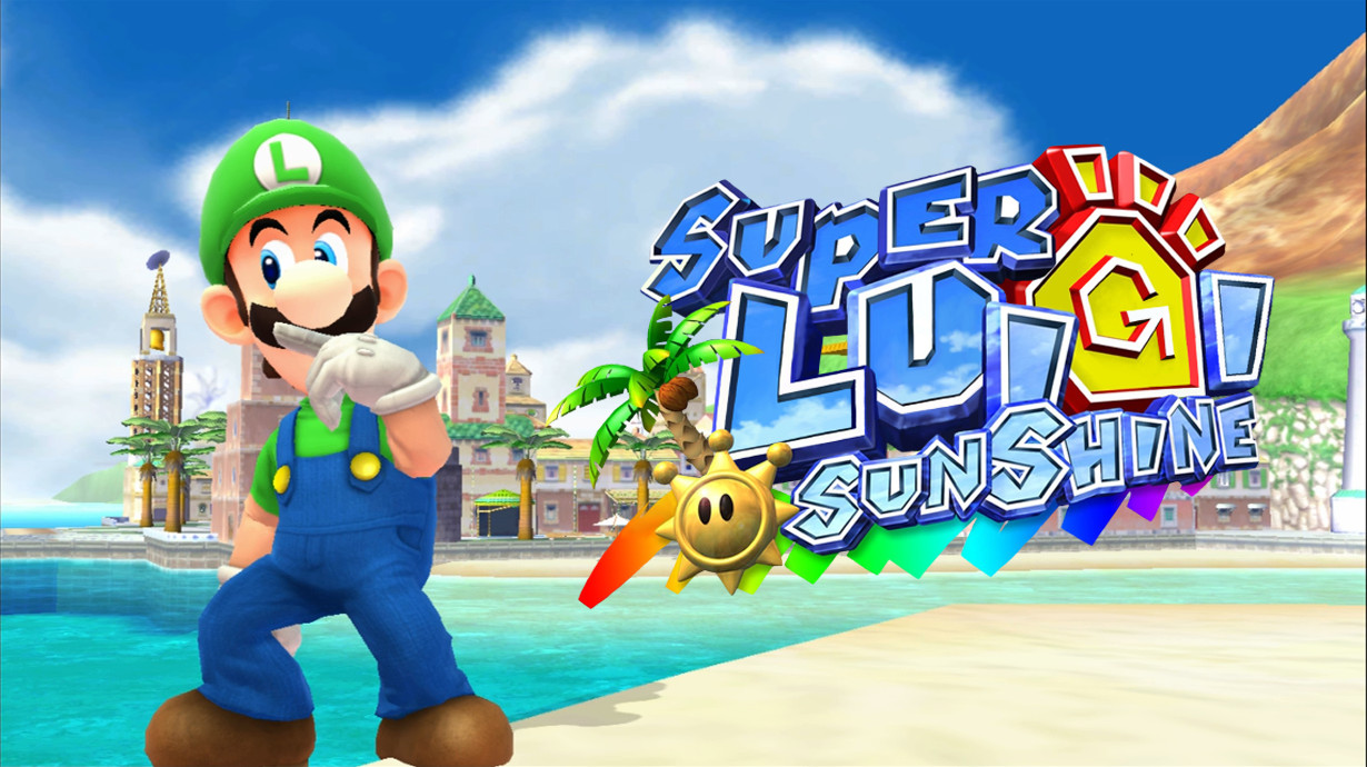 puzzel Zeestraat Vouwen Super Mario Sunshine Luigi [Super Smash Bros. (Wii U)] [Mods]