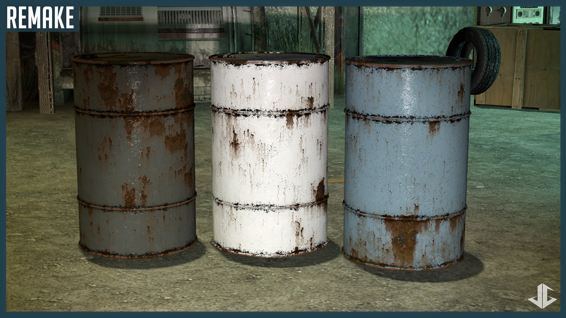 HD Remake Barrels (Old Version) [Half-Life 2] [Mods]