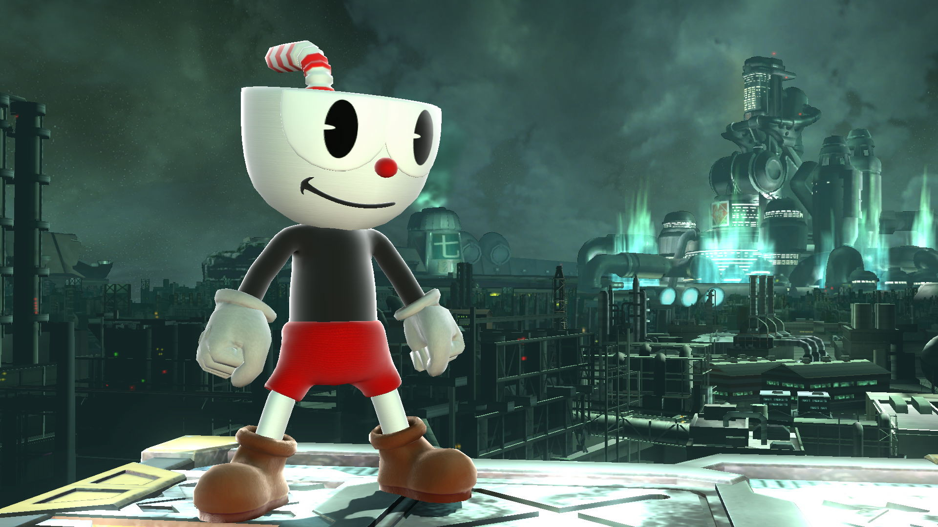 Cuphead, Mugman & Puphead (Cuphead) [Super Smash Bros. (Wii U)] [Mods]