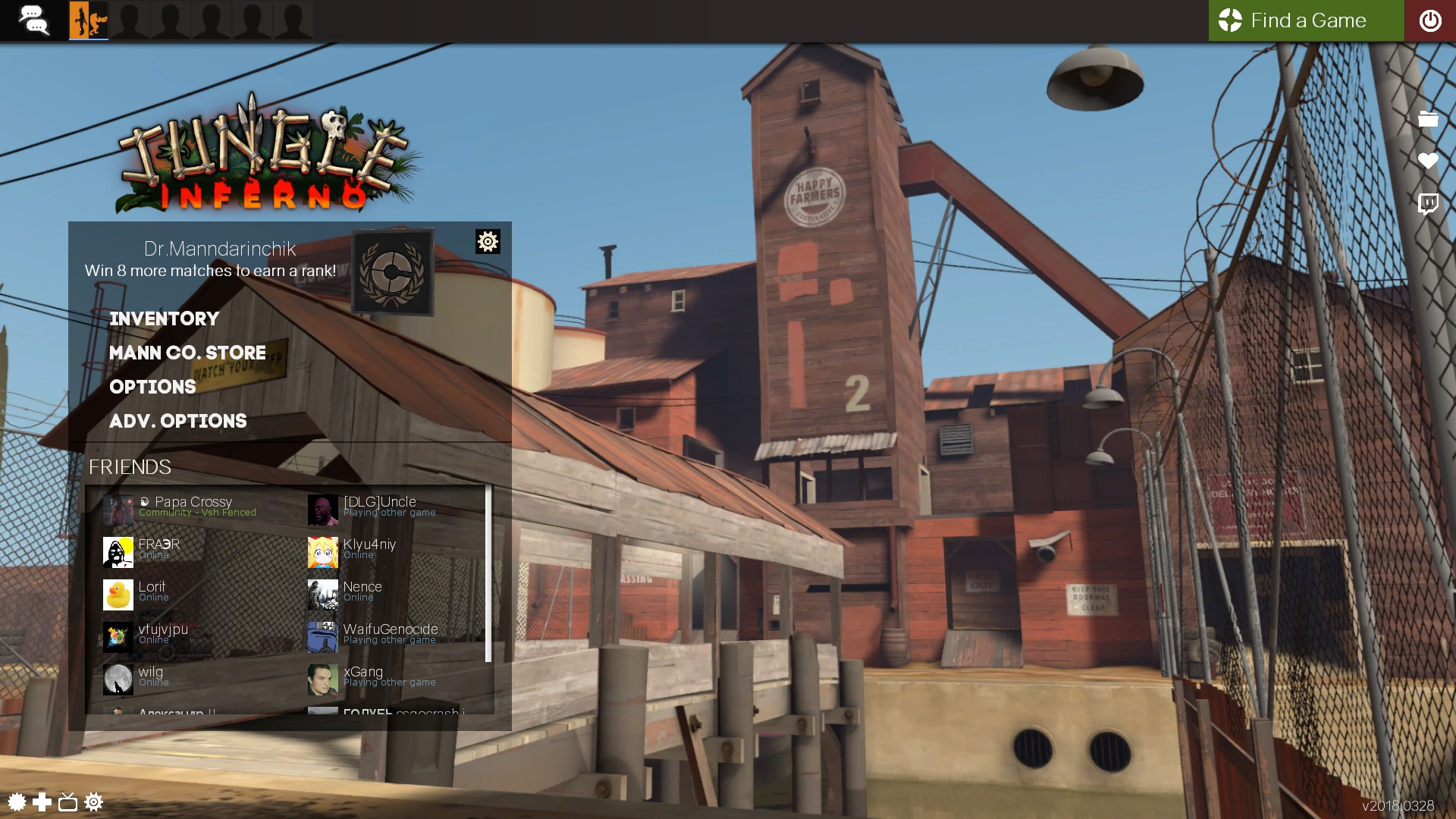 Colored stock TF2 backgrounds