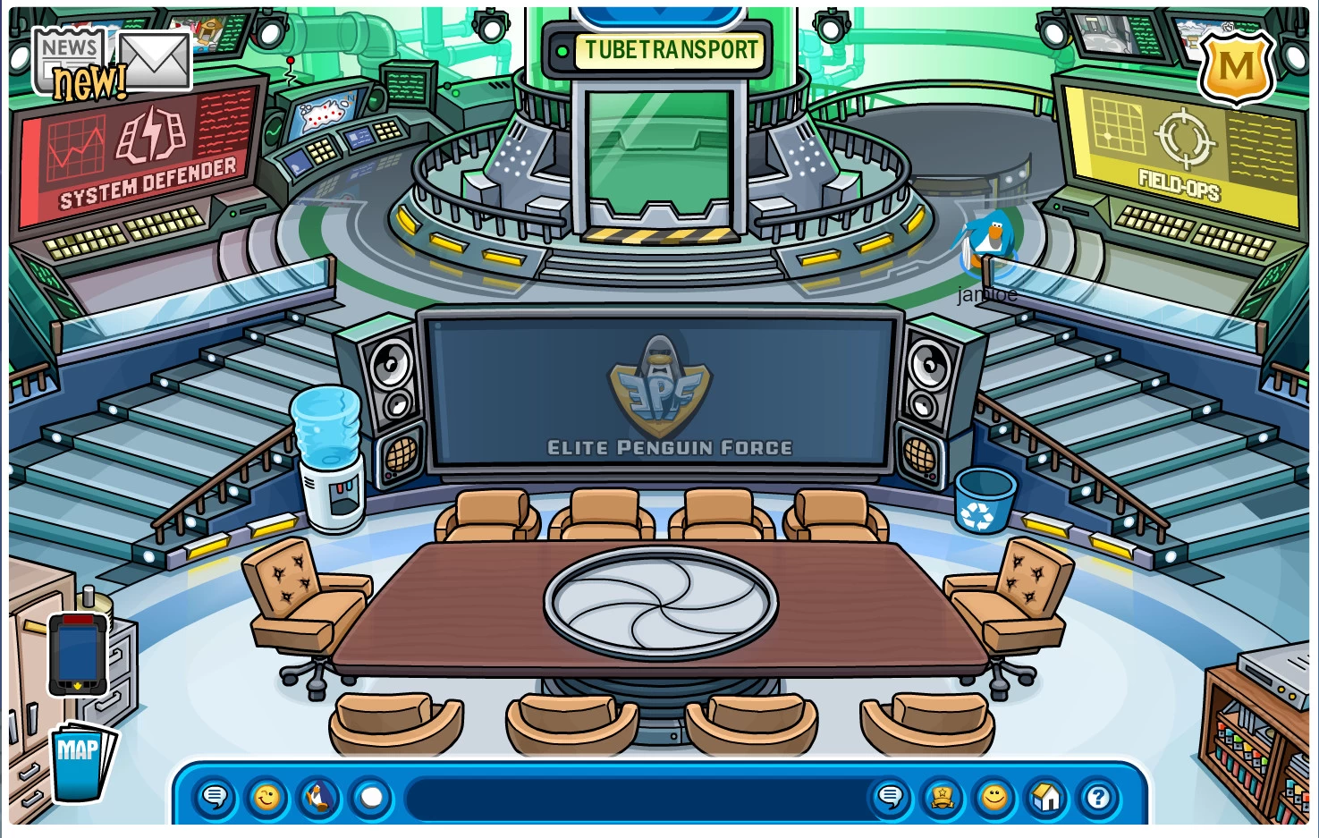 Book Room  Club penguin, Book room, Penguin room