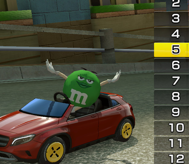 Green M&M joins Mario Kart! Mod for Mario Kart 8 | MK8 Mods
