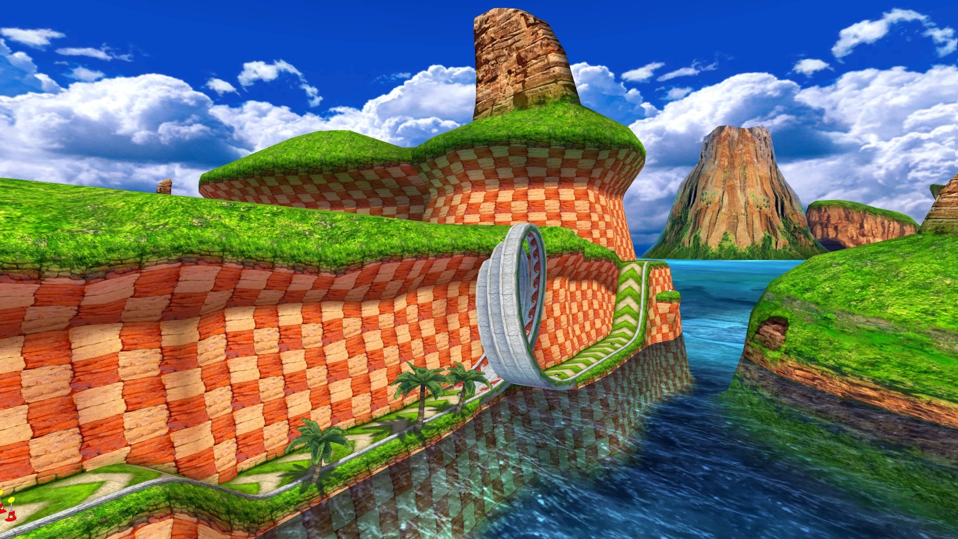 Локация соника. Сисайд Хилл. Seaside Hill Sonic. Sonic Generations Seaside Hill. Sonic Heroes Seaside Hill.