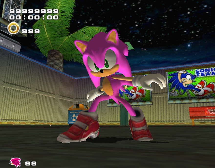 Sonic/Amy Color Swap Mod for Sonic Adventure 2 | SA2 Mods